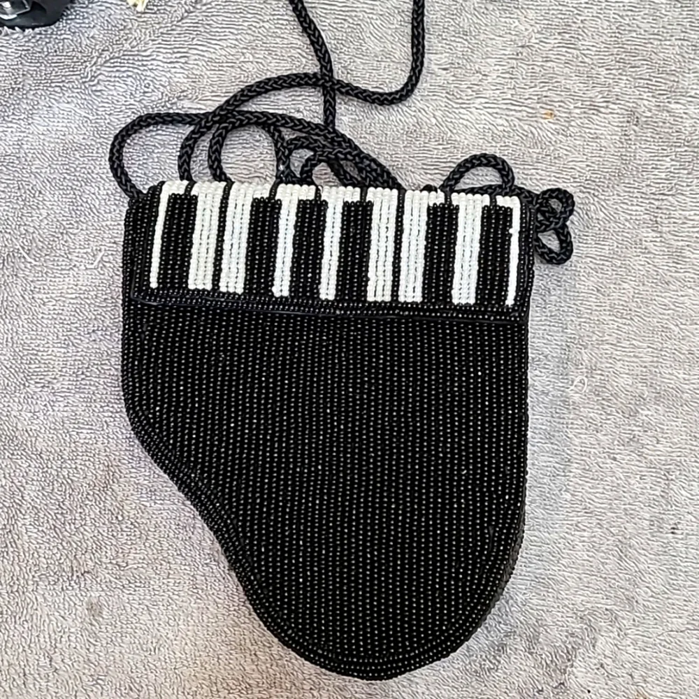 Vintage Beaded Piano Purse Albert Elovitz - Picture 1 of 6